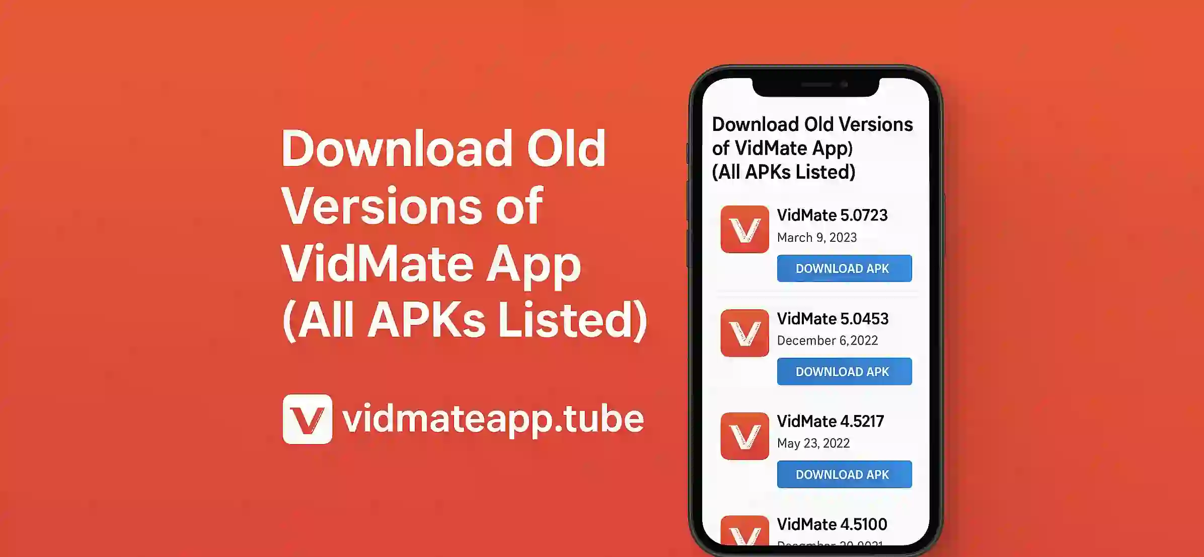 Download Old Versions of VidMate App (All APKs Listed)