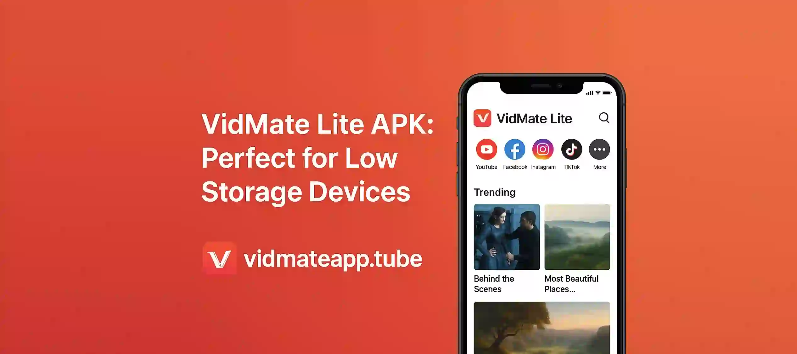 VidMate Lite APK Perfect for Low Storage Devices (1)